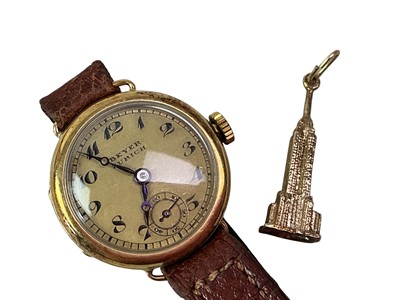 Lot 543 - GOLD CASED WRIST WATCH