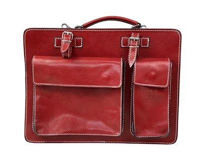 Lot 644 - TWO LEATHER BRIEFCASES