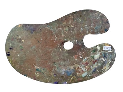 Lot 481 - TWO ARTIST'S PALETTES