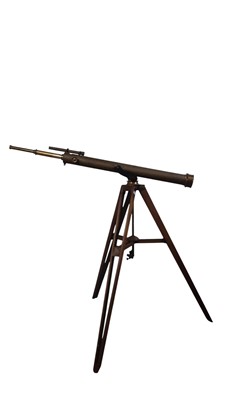Lot 1055 - NEWTON & CO OF LONDON BRASS TELESCOPE