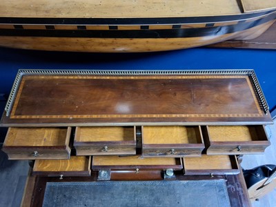 Lot 1240 - EDWARDIAN INLAID MAHOGANY CYLINDER BUREAU