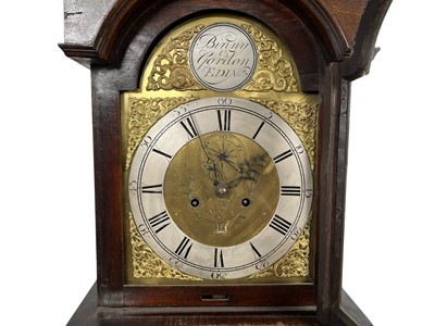 Lot 588 - GEORGE III OAK LONGCASE CLOCK