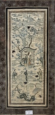 Lot 557 - CHINESE EMBROIDERY