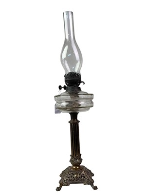 Lot 615 - VICTORIAN OIL LAMP