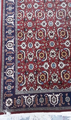 Lot 561 - LARGE EASTERN STYLE WOOL RUG