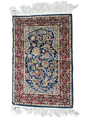 Lot 1518 - HEREKE SILK PRAYER RUG