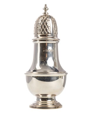 Lot 1049 - ELIZABETH II SILVER SUGAR CASTER