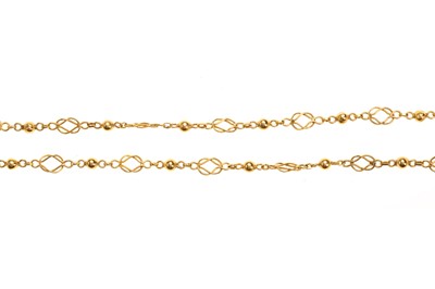 Lot 529 - FANCY LINK CHAIN