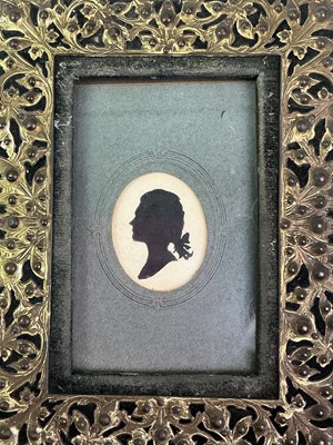 Lot 804 - VICTORIAN SILHOUETTE IN FRAME