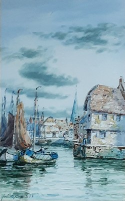 Lot 758 - JOHN HAMILTON GLASS SSA (SCOTTISH 20TH CENTURY) 