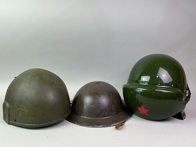 Lot 70 - GROUP OF MILITARY HEADGEAR