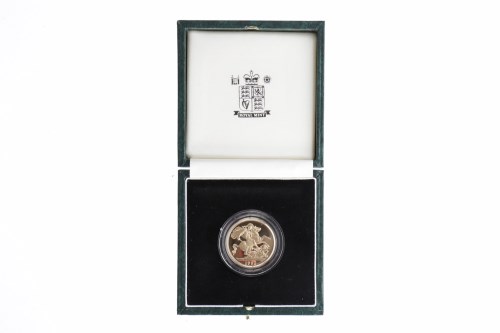 Lot 561 - GOLD PROOF DOUBLE SOVEREIGN DATED 1992 in...