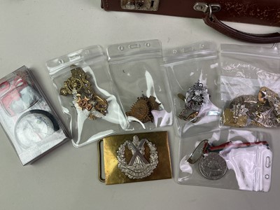 Lot 80 - GROUP OF MILITARY CAP BADGES