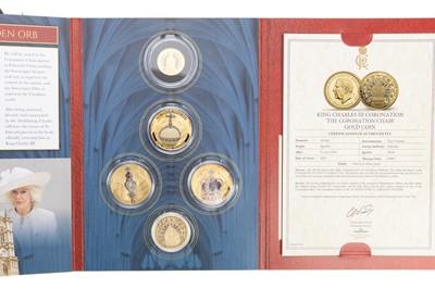 Lot 47 - THE CORONATION OF HIS MAJESTY KING CHARLES III FIVE COIN SET