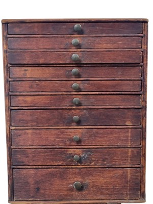 Lot 826 - PINE COLLECTOR'S CABINET