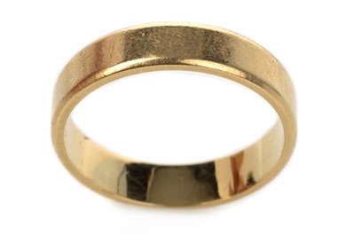 Lot 548 - GOLD WEDDING RING