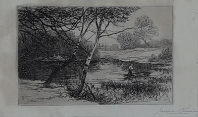 Lot 489 - THREE ETCHINGS