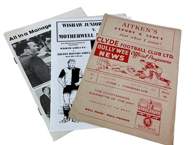 Lot 146 - GROUP OF VINTAGE SCOTTISH FOOTBALL PROGRAMMES