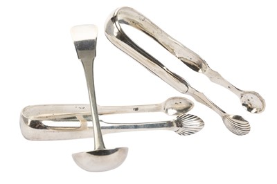 Lot 1081 - GEORGE IV SCOTTISH SILVER LADLE