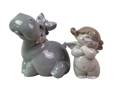 Lot 117 - GROUP OF NAO MINIATURE CHERUB FIGURES