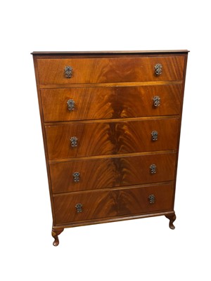 Lot 518 - MAHOGANY CHEST