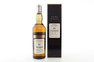 Lot 295 - COLEBURN 1979 21 YEAR OLD RARE MALTS