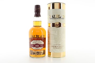 Lot 325 - BALBLAIR 16 YEAR OLD