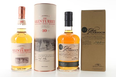 Lot 287 - GLEN GARIOCH 12 YEAR OLD AND GLENTURRET 10 YEAR OLD