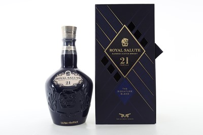 Lot 353 - CHIVAS ROYAL SALUTE 21 YEAR OLD KRISTJANA S WILLIAMS EDITION