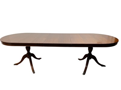 Lot 235a - REPRODUCTION MAHOGANY DINING TABLE