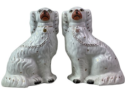 Lot 57 - PAIR OF WALLY DOGS