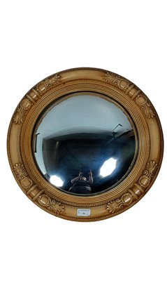 Lot 54 - CONVEX WALL MIRROR