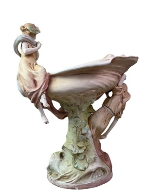Lot 47 - ROYAL DUX FIGURAL CENTRE PIECE
