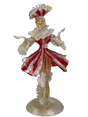 Lot 52 - MURANO STYLE GLASS FIGURE