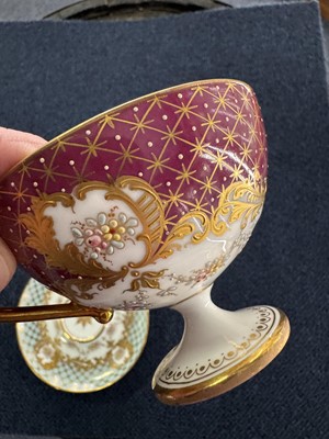 Lot 1246 - ROYAL VIENNA AND DRESDEN PORCELAIN PART TEA SERVICE