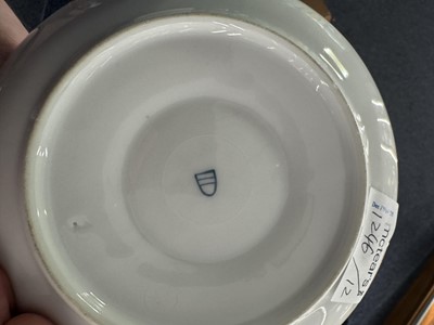 Lot 1246 - ROYAL VIENNA AND DRESDEN PORCELAIN PART TEA SERVICE