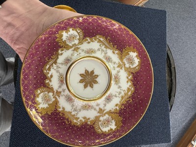 Lot 1246 - ROYAL VIENNA AND DRESDEN PORCELAIN PART TEA SERVICE