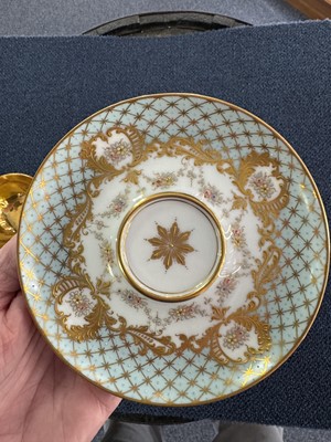 Lot 1246 - ROYAL VIENNA AND DRESDEN PORCELAIN PART TEA SERVICE