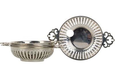 Lot 1095 - SET OF FOUR GEORGE V SILVER BON BON BASKETS