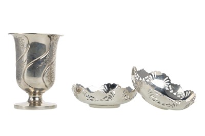 Lot 1098 - SILVER GOBLET