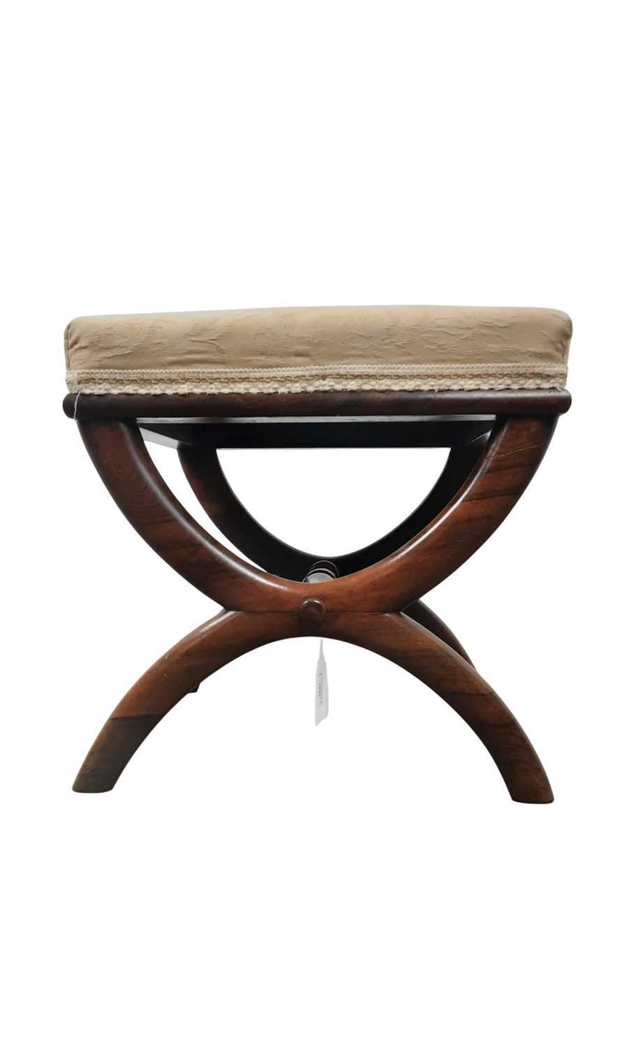 Lot 1247 - LATE VICTORIAN MAHOGANY STOOL