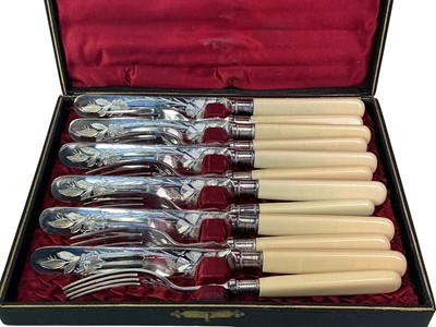 Lot 64 - GROUP OF SILVER PLATED FLATWARE