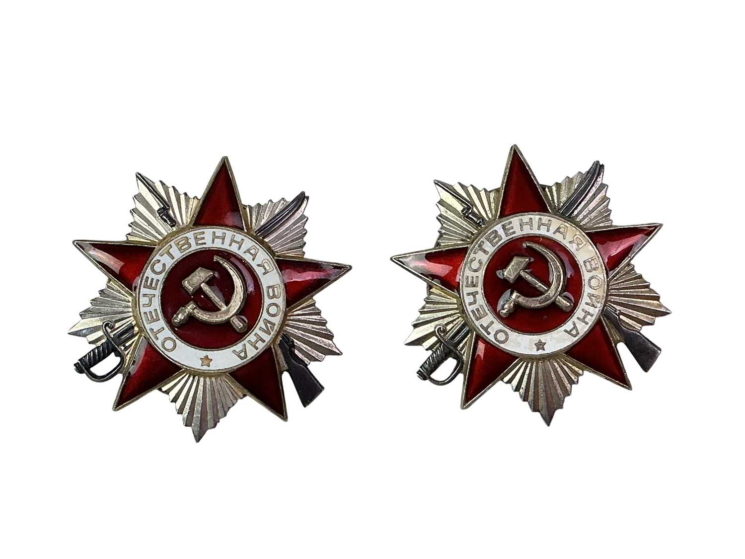 Lot 91 - TWO ORDERS OF THE PATRIOTIC WAR MEDALS