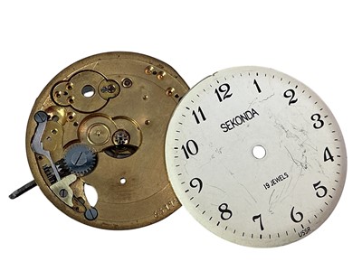 Lot 69 - COLLECTION OF WATCH MOVEMENTS AND WATCH PARTS
