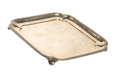 Lot 1108 - VICTORIAN SILVER SALVER