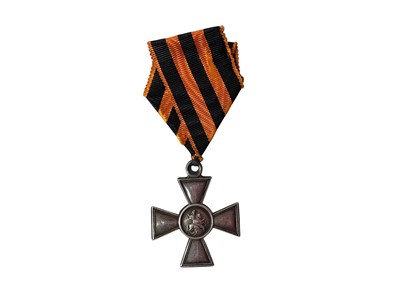 Lot 98 - RUSSIAN IMPERIAL CROSS OF ST. GEORGE MEDAL