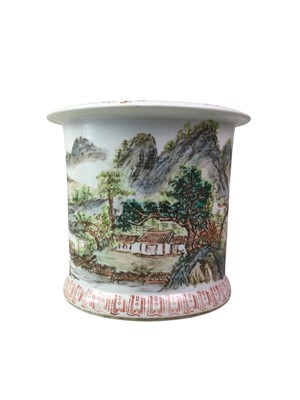 Lot 1583 - CHINESE PORCELAIN PLANTER