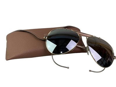 Lot 113 - PAIR OF RUSSIAN AVIATOR SUN GLASSES