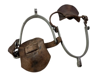 Lot 200 - THREE PAIRS OF MILITARY SPURS