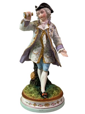 Lot 356 - CONTINENTAL CERAMIC FIGURE